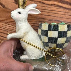 Mackenzie Childs Egg Hunt Bunny